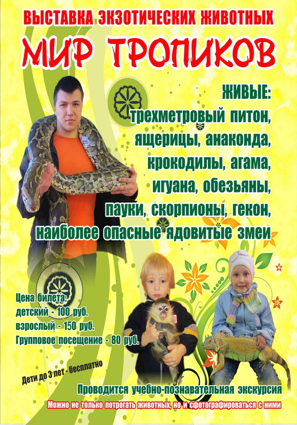 афиша чистая Тропики
