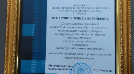 Снежинск — Культура — Лучшие!